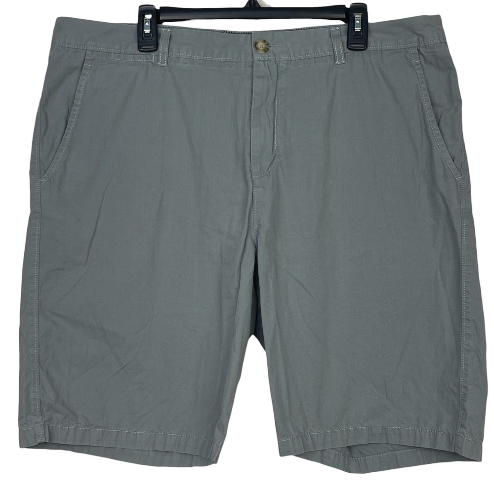 Johnnie-O West Coast Prep Shorts Mens 40 100% Cotton Cloud Break Gray 10" Inseam